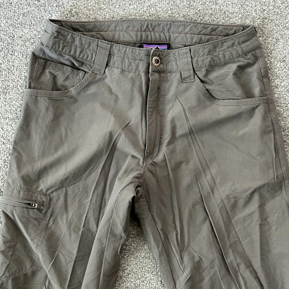 Patagonia Quandary Pants Mens 30x31 Grey Hiking Outdoor Stretch Nylon - Picture 5 of 14